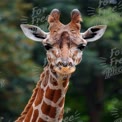 Majestic Giraffe Portrait in Natural Habitat - Wildlife Photography