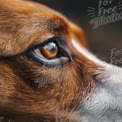 Close-Up of a Dog's Eye: Captivating Canine Expression and Detail