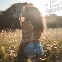 Summer Bliss: Young Woman in Sunlit Field with Wildflowers