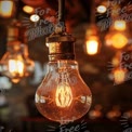 Vintage Edison Bulbs: Warm Ambient Lighting for Home Decor and Interior Design