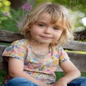 Charming Child Portrait with Natural Background - Innocence and Joy in Nature