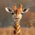 Majestic Giraffe Portrait in Natural Habitat - Wildlife Photography