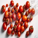 Fresh Organic Cherry Tomatoes on White Background - Healthy Eating and Culinary Inspiration