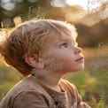 Thoughtful Child in Nature: Capturing Innocence and Wonder