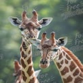 Majestic Giraffes in Natural Habitat: Wildlife Portraits and Conservation Themes