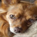 Close-Up of a Relaxed Chihuahua with Expressive Eyes