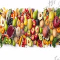 Vibrant Assortment of Fresh Fruits and Vegetables for Healthy Eating and Nutrition