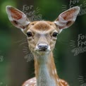 Close-Up of a Majestic Fawn in Natural Habitat - Wildlife Photography