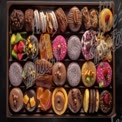 Delicious Assortment of Gourmet Chocolates and Pastries for Sweet Treats and Desserts