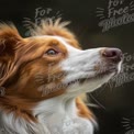 Majestic Border Collie Portrait with Soft Focus Background