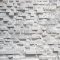 Modern Textured White Wall Panels for Interior Design and Architecture