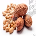 Raw Nuts and Almonds: Healthy Snack Options and Natural Food Ingredients