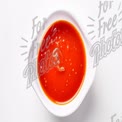 Delicious Tomato Sauce in White Bowl - Perfect for Recipes and Culinary Use