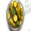 Fresh Pickles in Jar with Dill - Healthy Snack and Culinary Ingredient