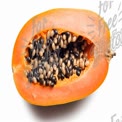 Fresh Papaya Halved with Seeds: Tropical Fruit Nutrition and Culinary Uses