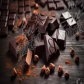 Decadent Dark Chocolate Assortment with Cocoa Nibs and Shavings