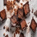 Decadent Chocolate Brownies with Cocoa Powder and Almonds - Gourmet Dessert Treats