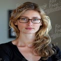 Confident Young Woman with Glasses in Natural Light - Professional Portrait