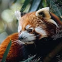 Adorable Red Panda in Natural Habitat - Wildlife Photography