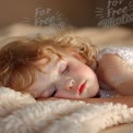 Peaceful Sleeping Child in Soft Light - Dreamy Childhood Moments