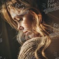 Serene Profile of a Thoughtful Woman in Soft Natural Light