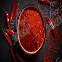 Vibrant Red Chili Powder and Fresh Chilies: Spices for Culinary Delights