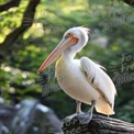 Majestic Pelican in Natural Habitat: Wildlife Photography