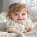 Adorable Toddler Portrait with Natural Light and Soft Textures