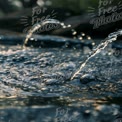 Sparkling Water Splash: Nature's Refreshing Beauty and Serenity