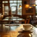 Cozy Coffee Shop Ambiance: Warm Light and Relaxing Atmosphere