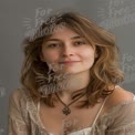 Natural Beauty Portrait of a Young Woman with Soft Lighting