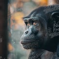 Majestätisches Gorilla-Porträt: Wildtierschutz und die Schönheit der Natur