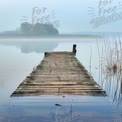 Serene Misty Lake Dock at Dawn - Tranquil Nature Landscape