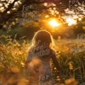 Child in Sunlit Meadow: Capturing Innocence and Nature's Beauty