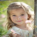 Charming Portrait of a Young Girl in a Natural Setting