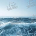 Tranquil Ocean Waves: Serene Seascape for Relaxation and Calmness