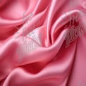 Luxurious Pink Satin Fabric Texture for Fashion and Design