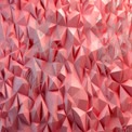 Abstract Geometric Background in Coral Tones - Modern 3D Texture for Design and Art