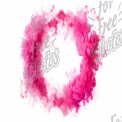 Vibrant Pink Smoke Swirl on White Background for Creative Designs