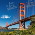 Iconic Golden Gate Bridge Against Clear Blue Sky - San Francisco Landmark