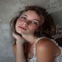 Natural Beauty Portrait of a Young Woman with Freckles and Soft Lighting