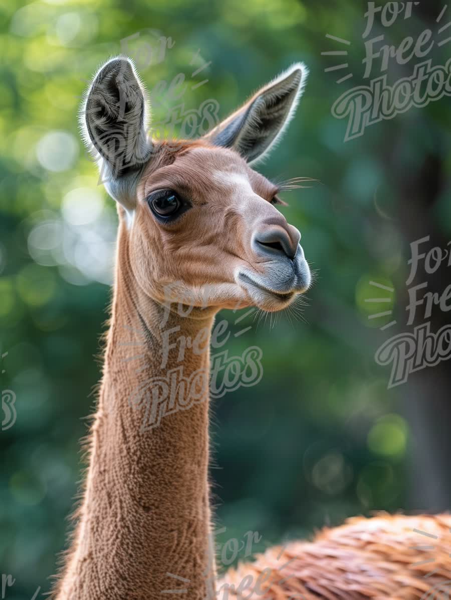 Graceful Giraffe Portrait in Natural Habitat - Wildlife Photography