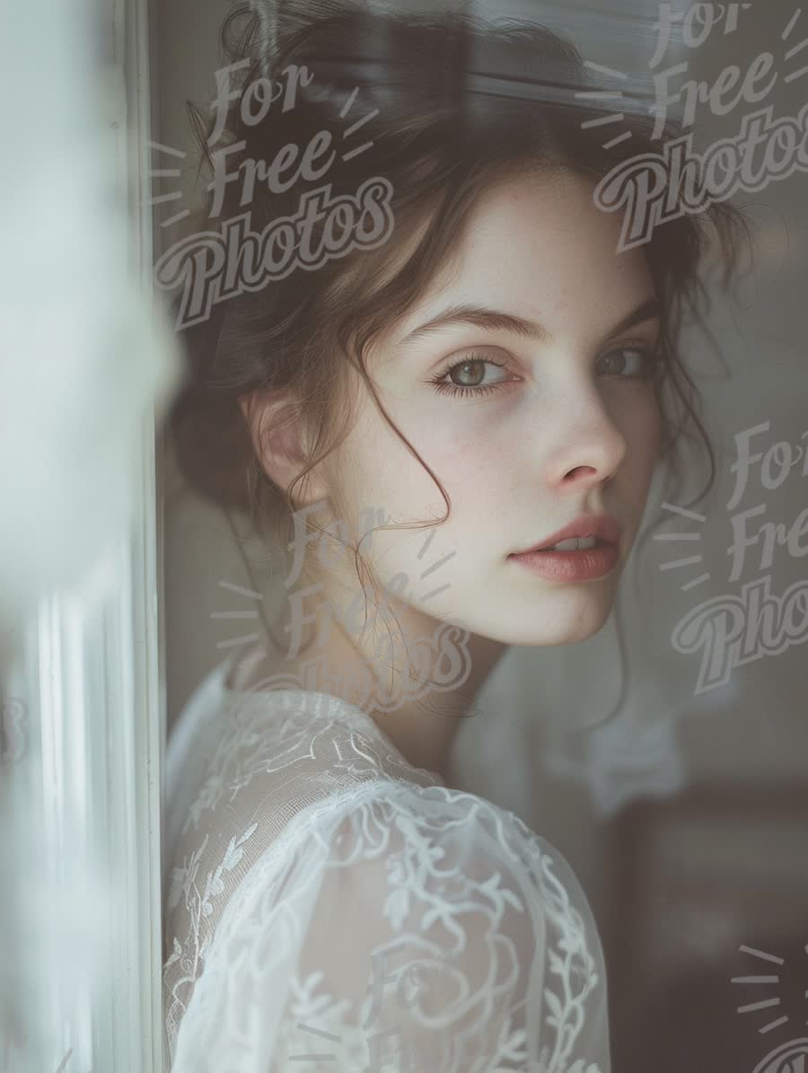 Elegant Bride Portrait with Soft Natural Light