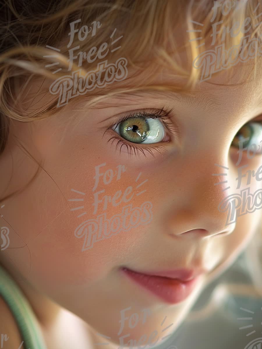 Captivating Close-Up of a Child's Expressive Eyes