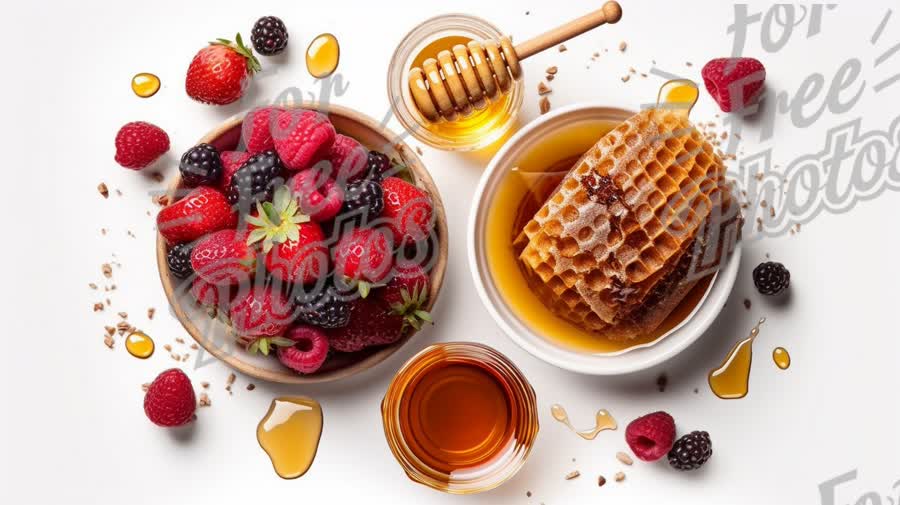 Fresh Berries and Honey: Natural Sweetness for Healthy Living