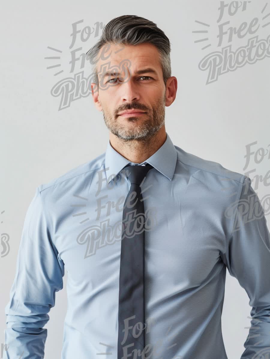 Confident Businessman in Professional Attire - Corporate Portrait for Branding and Marketing