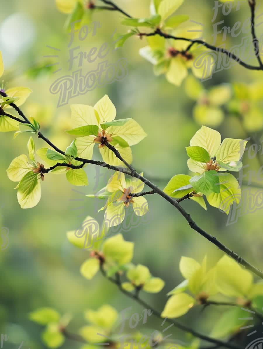 Vibrant Green Leaves in Spring: Nature's Renewal and Fresh Beginnings