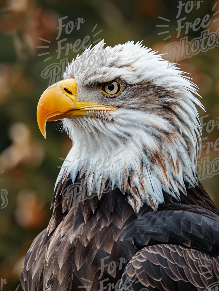 Majestic Bald Eagle Portrait: Symbol of Freedom and Strength in Nature