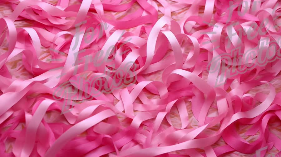 Elegant Pink Satin Ribbons for Crafting and Decoration