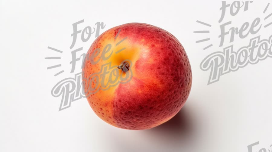 Fresh Red Apple on White Background - Healthy Eating, Nutrition, and Organic Food Concept